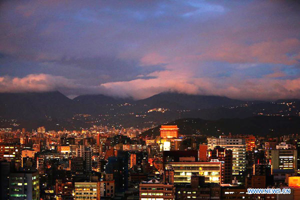 Night scenery of Taipei