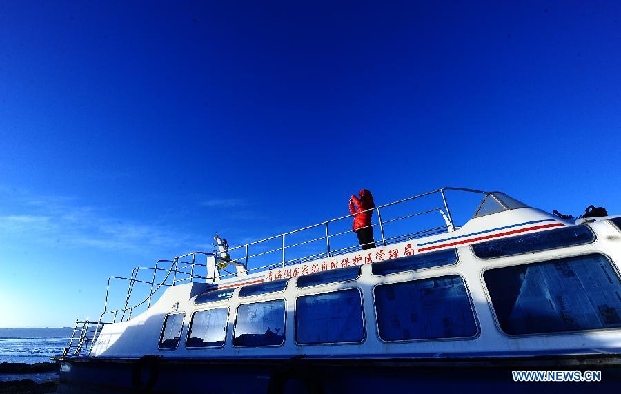 Beautiful scenery of Qinghai Lake