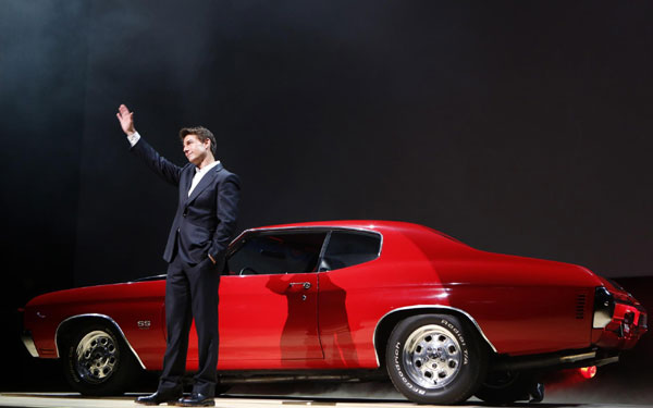 Tom Cruise attends the Japan premiere of 'Jack Reacher'