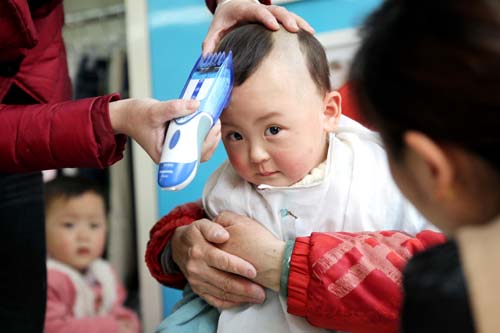 Chinese haircuts for good luck