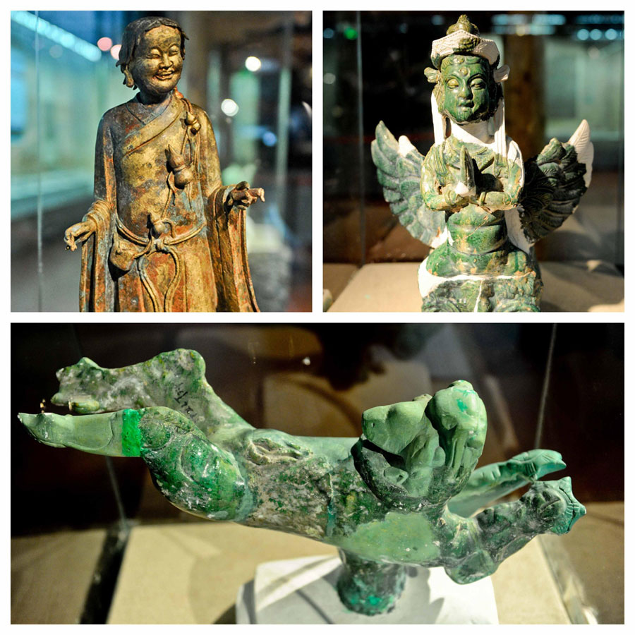 Xixia Kingdom's antiques displayed in Harbin