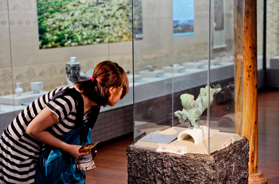 Xixia Kingdom's antiques displayed in Harbin