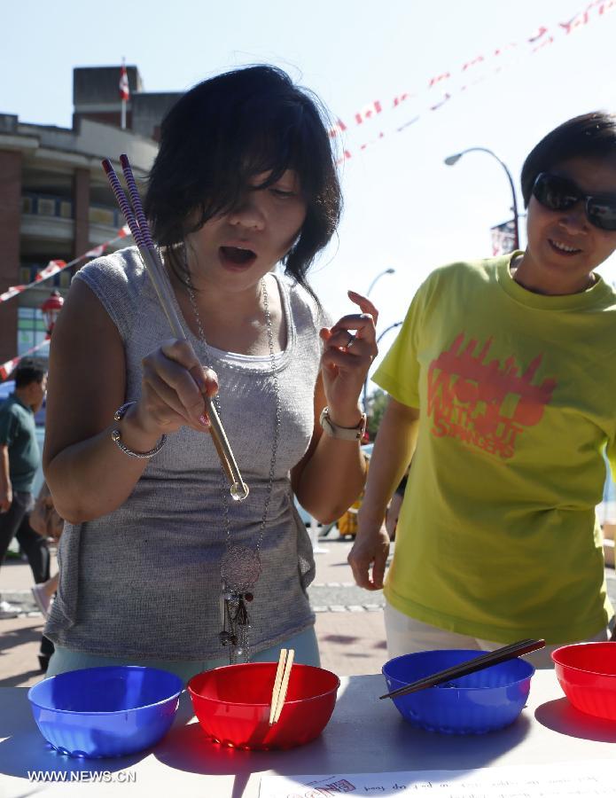 Chinatown festival in Vancouver