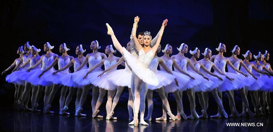 Ballet Swan Lake rehearsed in Taipei