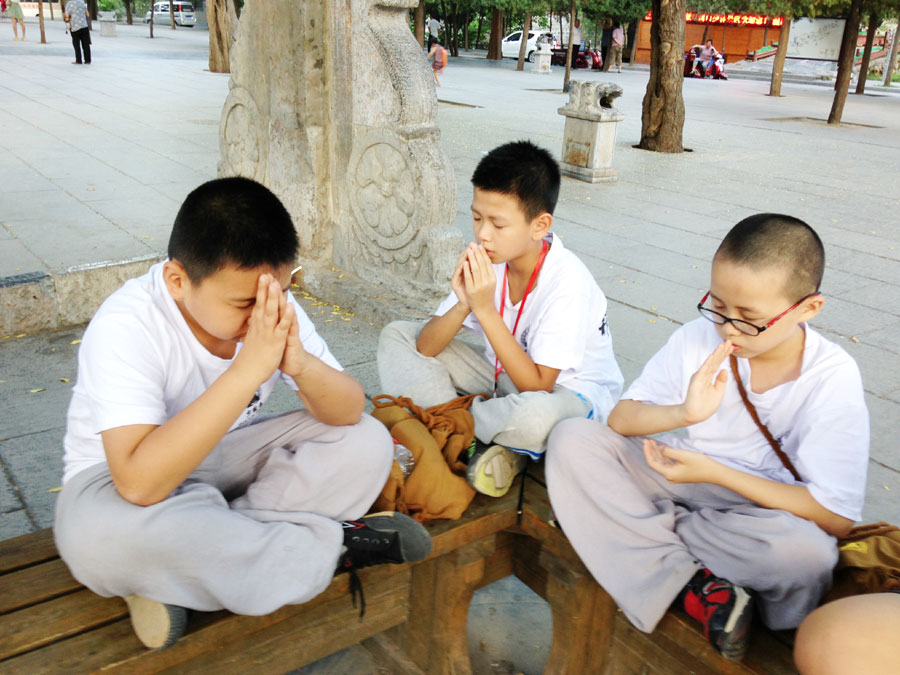 Kung fu summer camp at Shaolin Temple