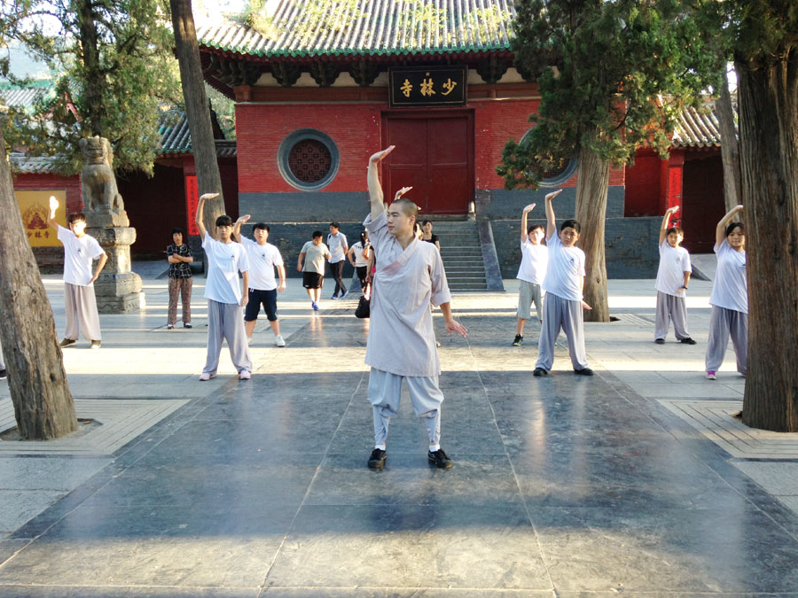 Kung fu summer camp at Shaolin Temple