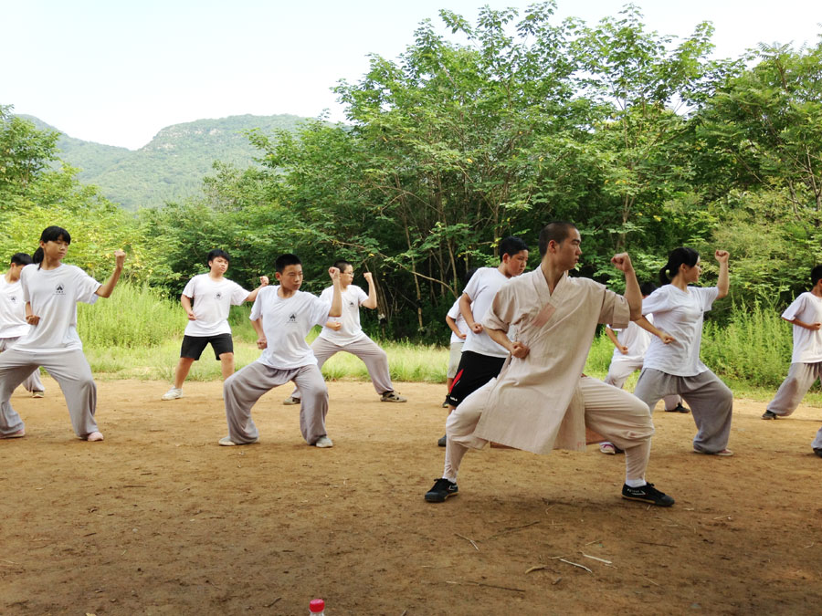 Kung fu summer camp at Shaolin Temple