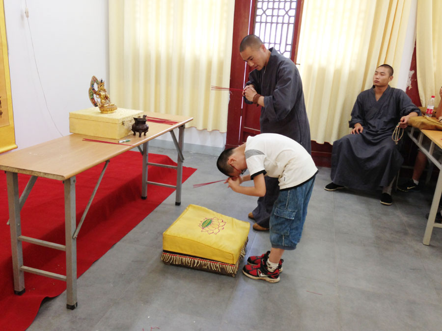 Kung fu summer camp at Shaolin Temple