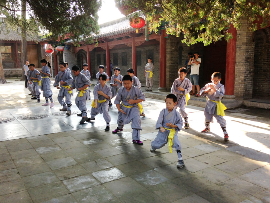 Kung fu summer camp at Shaolin Temple