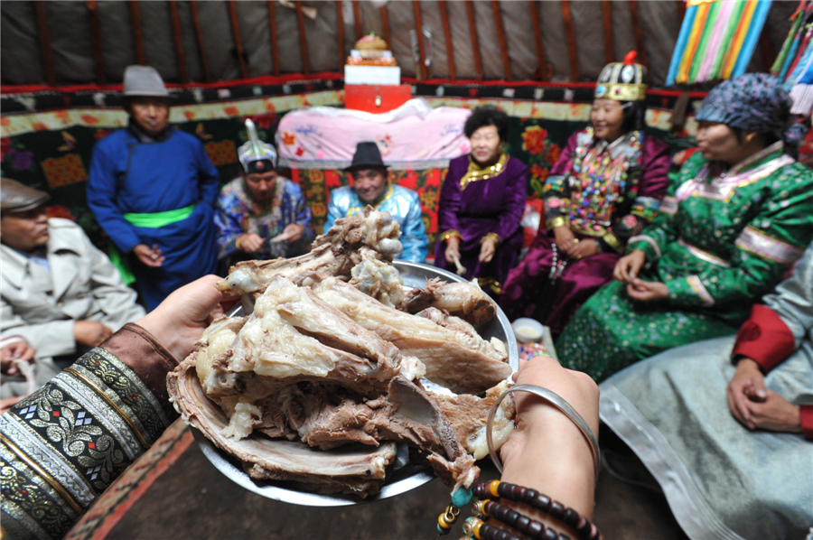 Xinjiang Torghut wedding ceremony