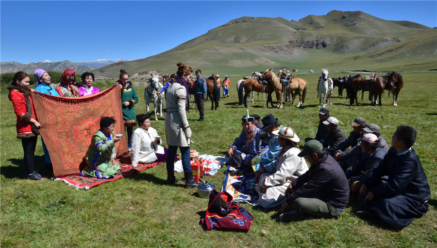 Xinjiang Torghut wedding ceremony