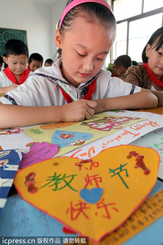 Teachers' Day observed in China