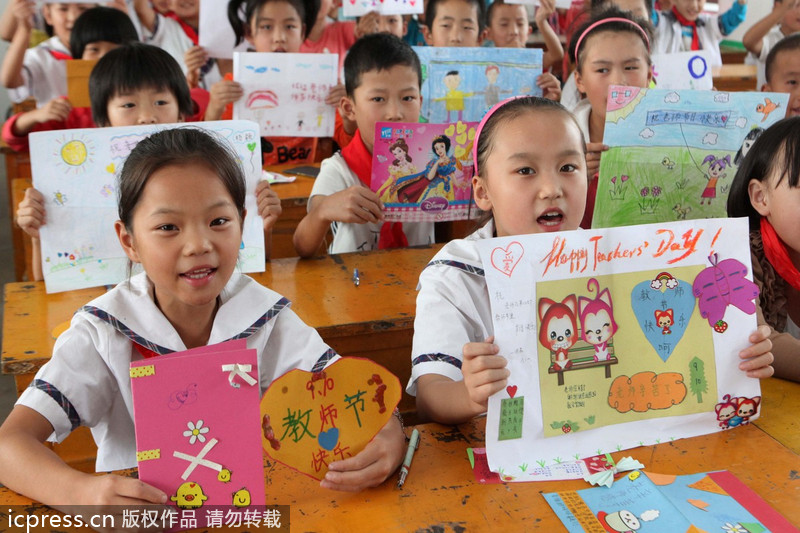 Teachers' Day observed in China