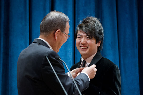 Lang Lang takes on UN Messenger of Peace role