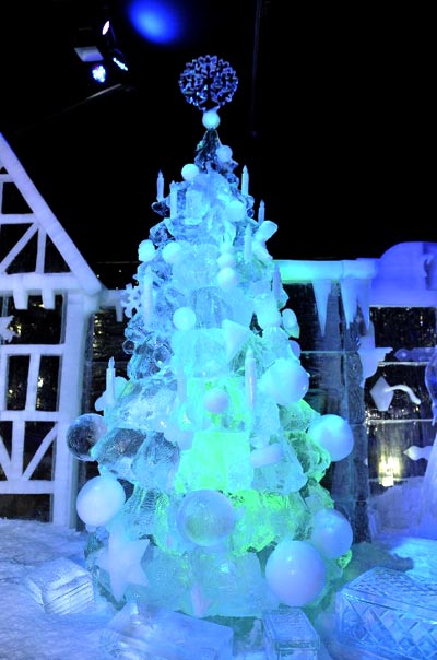 Snow and Ice Sculpture Festival in Belgium