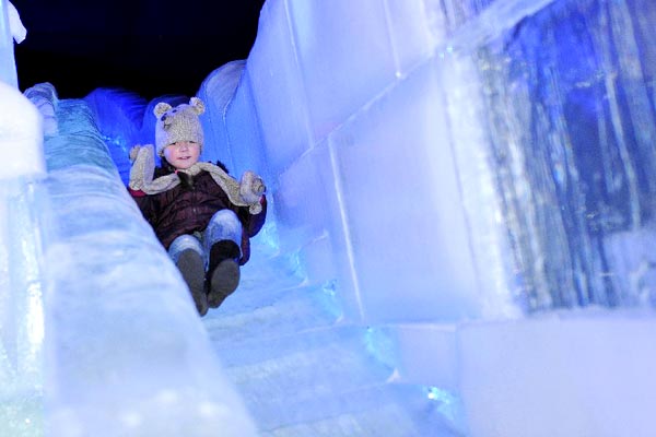 Snow and Ice Sculpture Festival in Belgium