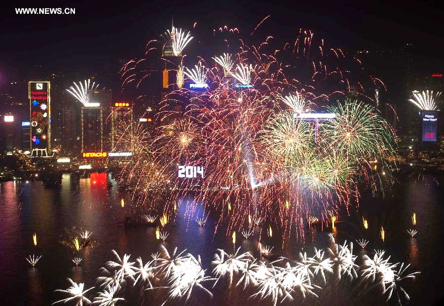 New year celebrations across China