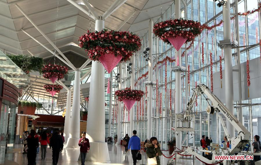 Hong Kong decorated for Lunar New Year