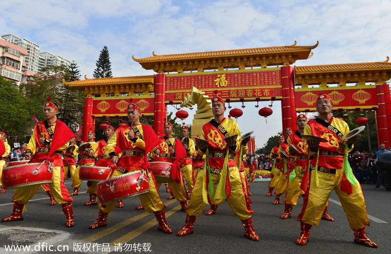 Shenzhen Spring Festival flower fair opens