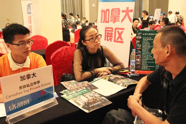 Overseas study attractive at earlier age