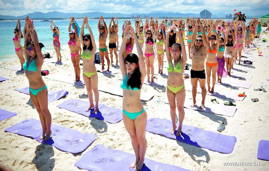 Highlights of Hainan's bikini festival