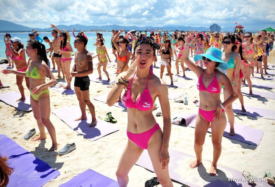 Highlights of Hainan's bikini festival