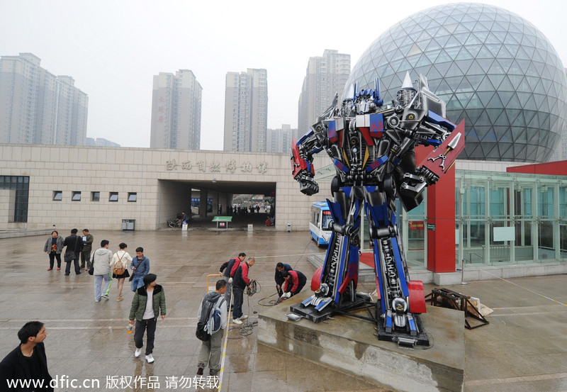 'Transformers' spring up across China