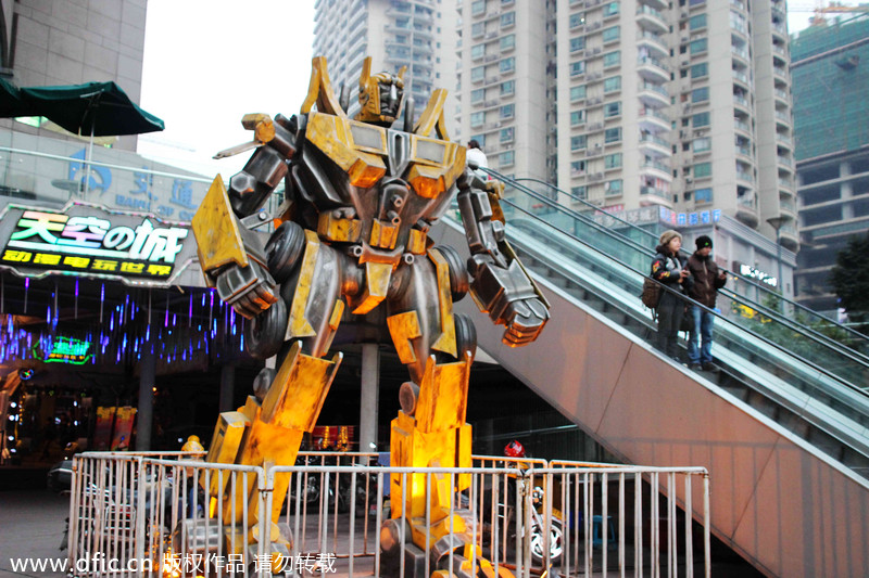 'Transformers' spring up across China