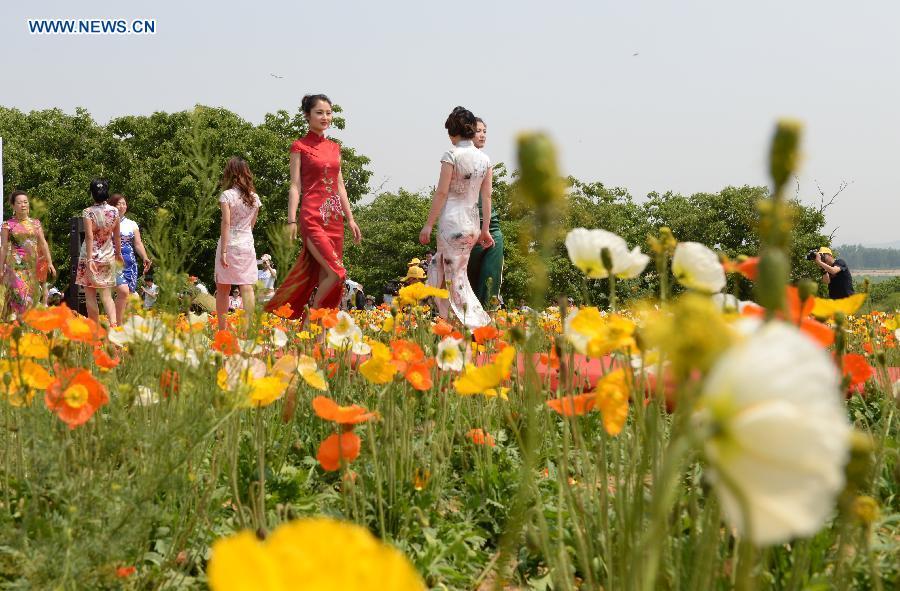 Cheongsam show held around China