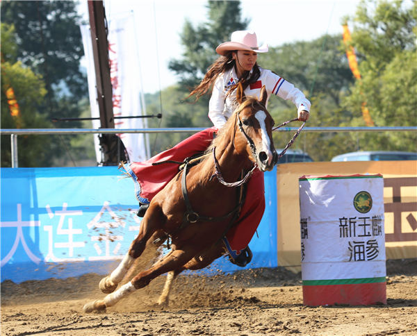 Barrel racing, cowboy cool gaining popularity in China