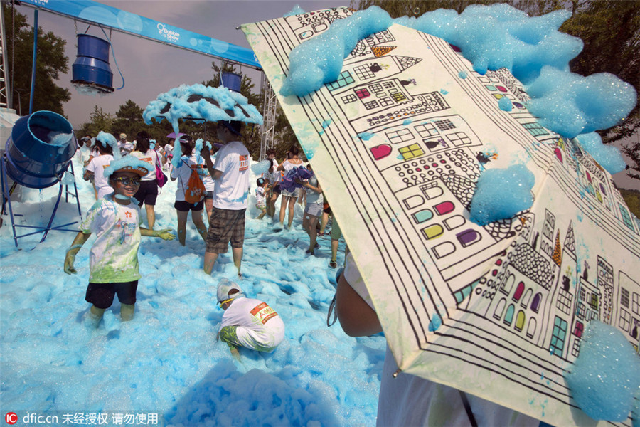 Bubble Run: A Beijing summer delight