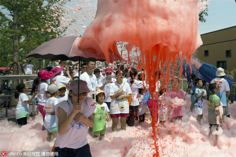 Bubble Run: A Beijing summer delight