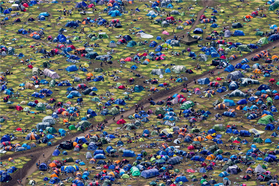 World-famous music festival leaves behind mountains of garbage