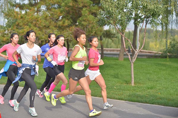 Half-marathon gets women running in Beijing