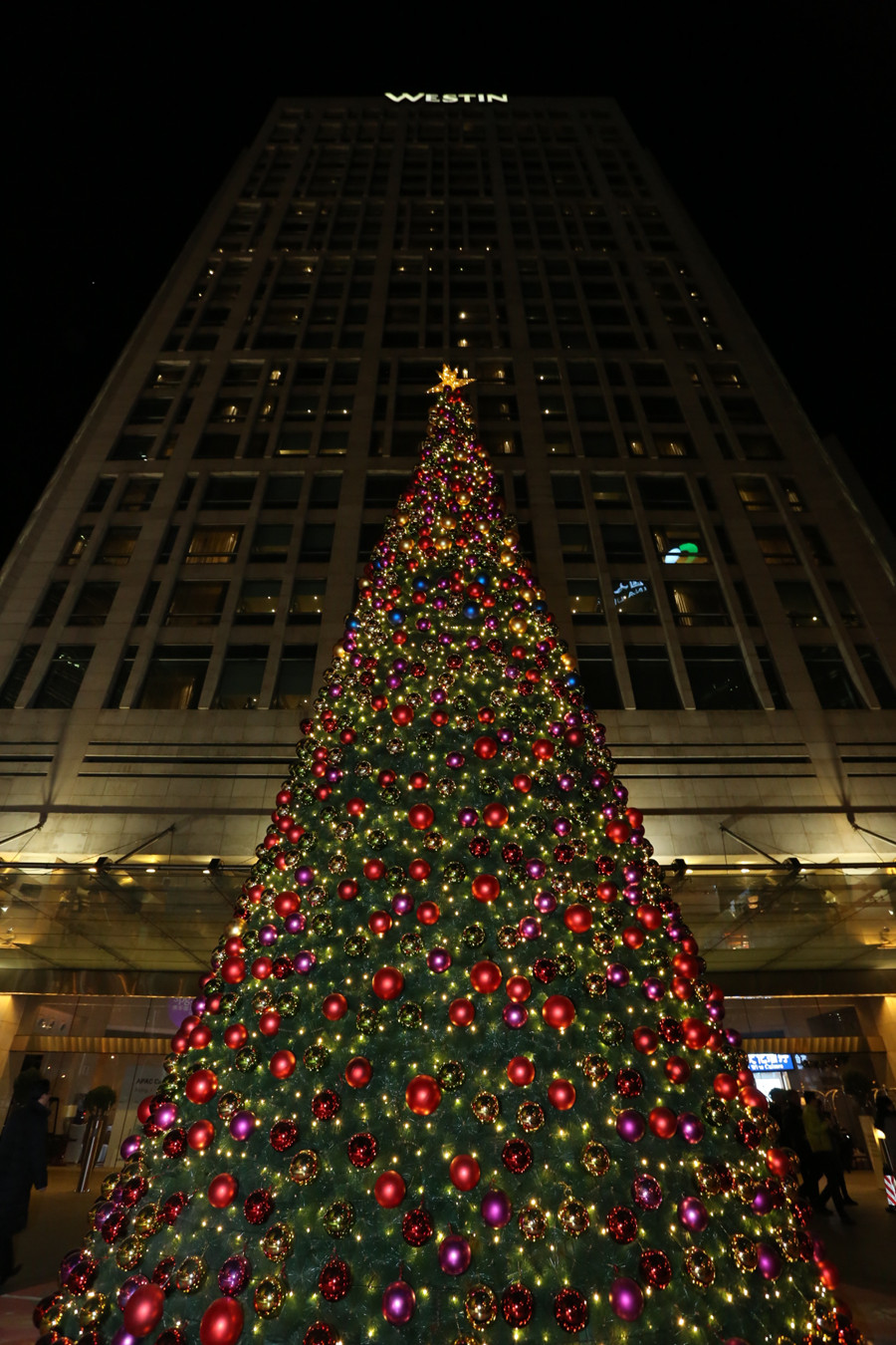 Christmas tree lighting ceremonies around Beijing