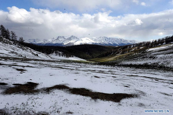 Serene scenery in Kanas, NW China