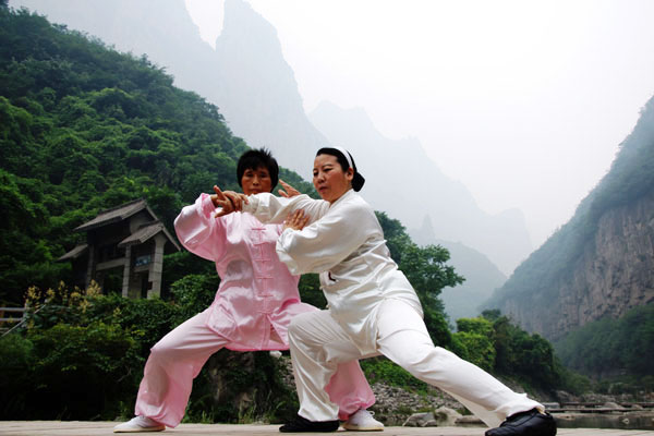 Tai Chi at home with nature