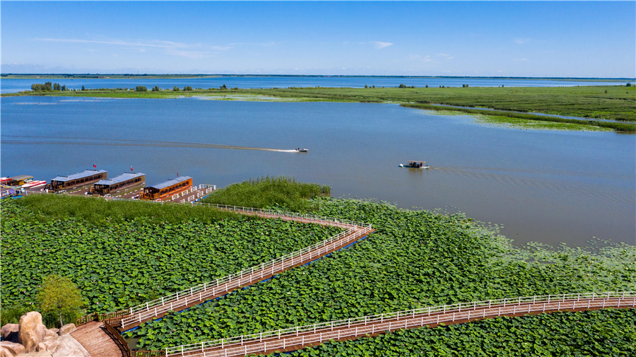 Chagan Lake achieves new luster in Jilin