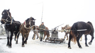 Celebrating traditional winter fishing on Chagan Lake