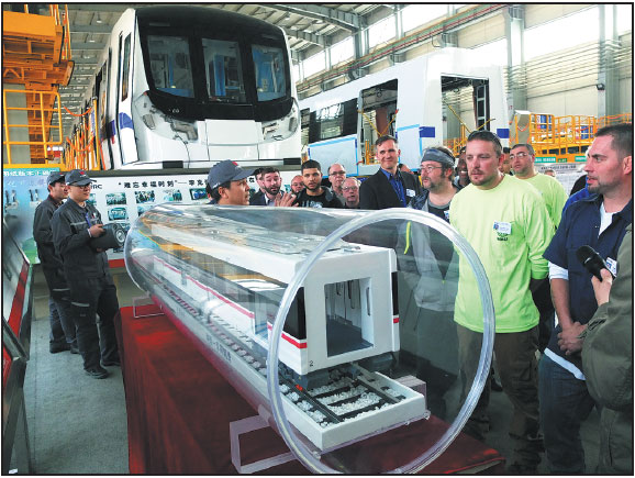 US workers learn how to make Chinese subway cars