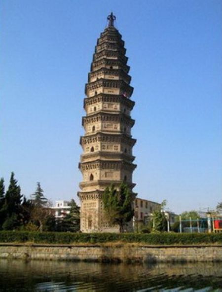 Attractions: 10,000 Buddha Pagoda in Mengcheng county