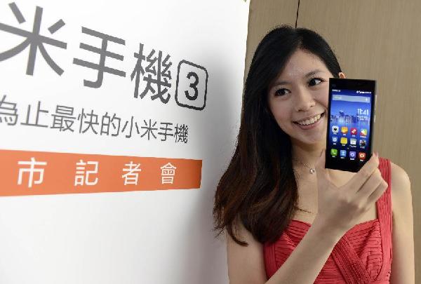 Xiaomi to launch online sale of high-end Mi3 phone in Taiwan