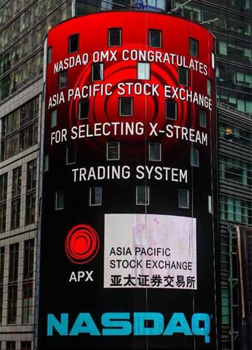 APX finishes tests of NASDAQ trading system