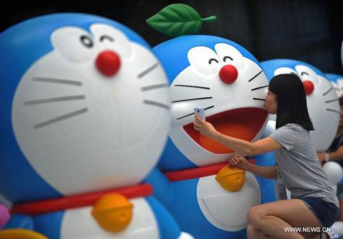 Doraemon exhibition kicks off in SW China's Chengdu