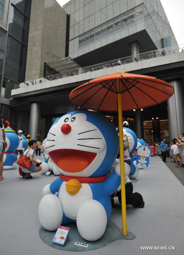 Doraemon exhibition kicks off in SW China's Chengdu