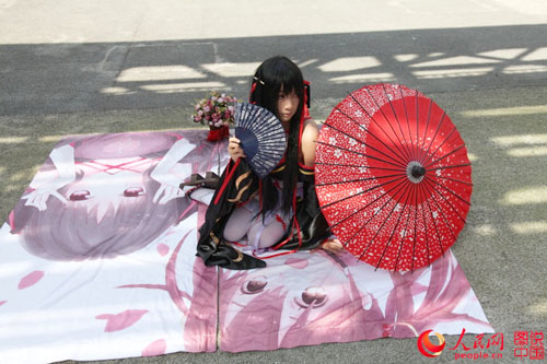 Unique cartoon characters at Chengdu animation show