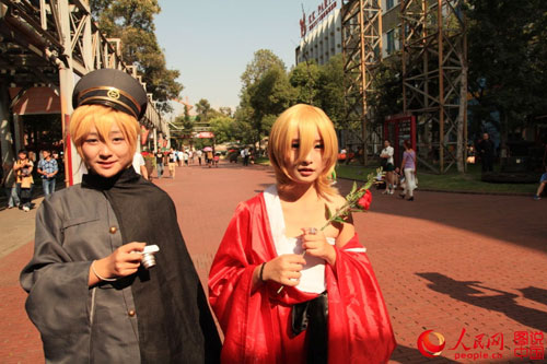 Unique cartoon characters at Chengdu animation show