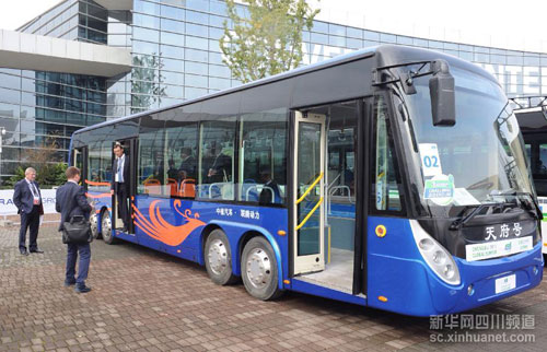 Chengdu residents test drive new energy vehicles