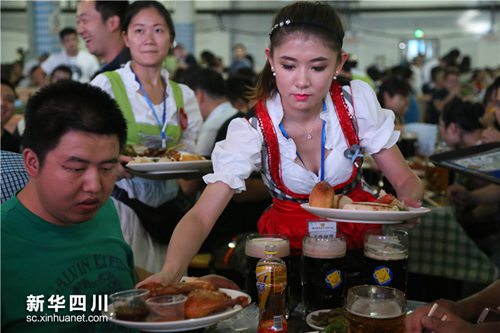 Oktoberfest comes to Chengdu