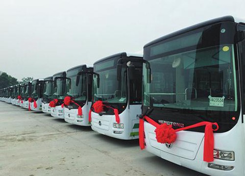 Fleet of electric buses arrive in Chengdu